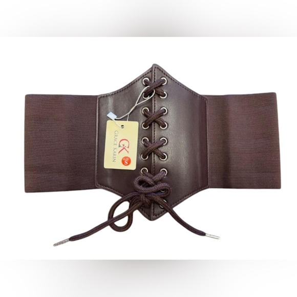 Grace Karin NWT Corset Belt Brown Size Small - Picture 4 of 8